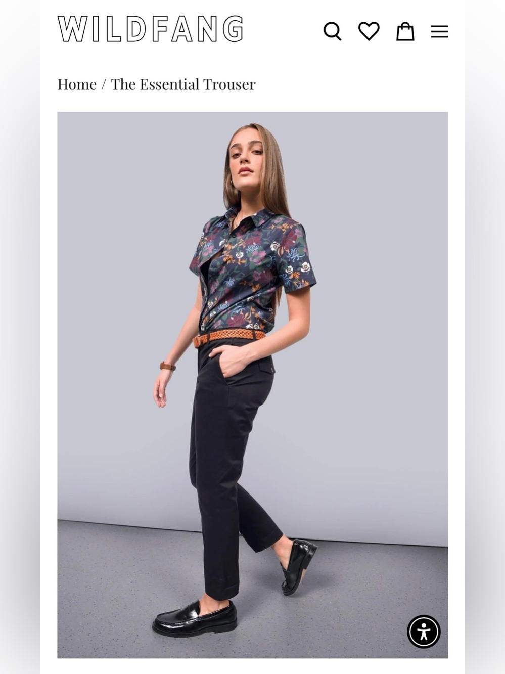 Wildfang The Essential Trouser Black